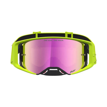 Alpinestars 2027 Supertech Vesta MX Goggles Yel Flo Black Mirror Red