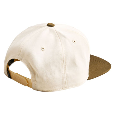 Troy Lee Designs Spring 2025 MX Peace Flat Bill Snapback Cap Vintage White Olive