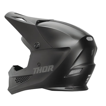 Thor 2025 Motocross Helmet Sector 2 Blackout Solid Black