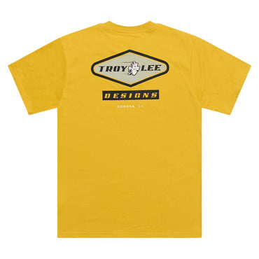 Troy Lee Designs Spring 2025 MX Carb Casual T-Shirt Gold