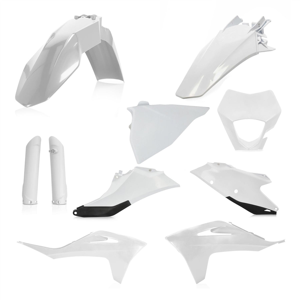 Acerbis Full Plastic Kit White Black 0024633.237