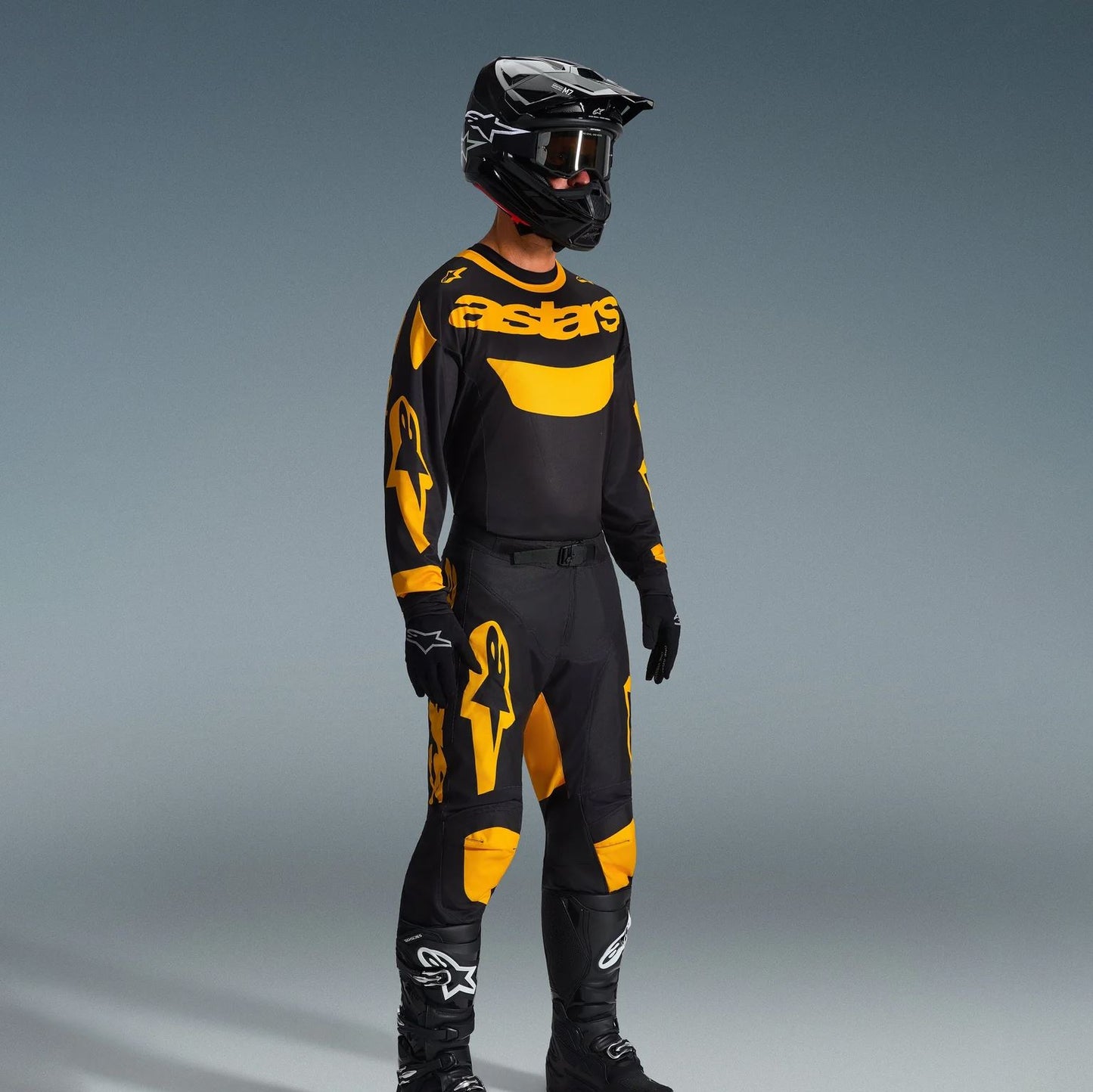 Alpinestars 2026 Racer Riway Motocross Combo Kit Yellow Black