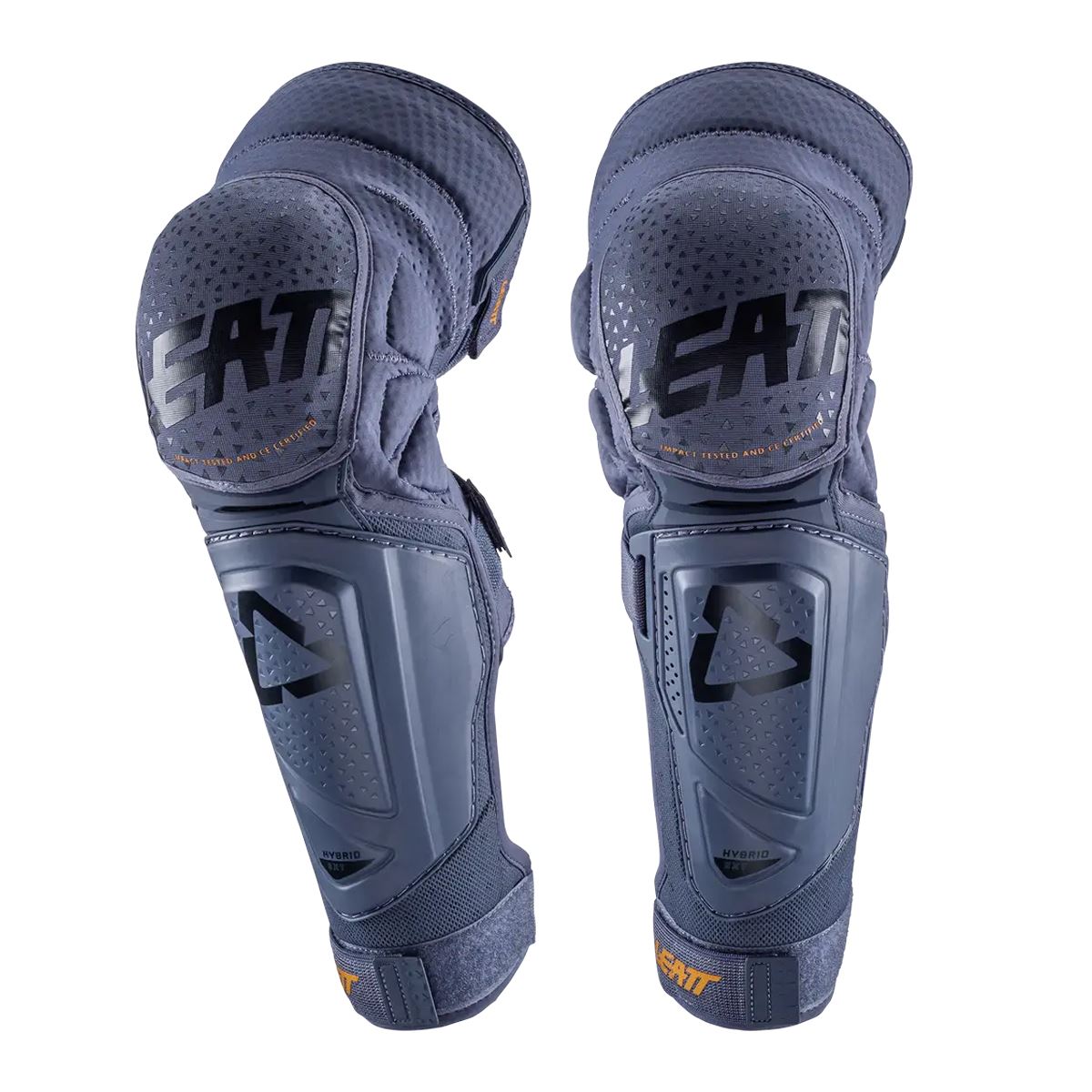 Leatt 2024 3DF Hybrid Extension Knee Guards Flint