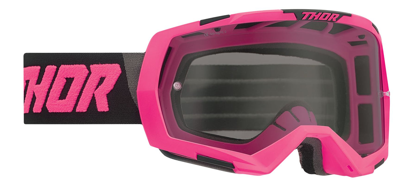 Thor 2024 Goggles Regiment Flo Pink Black