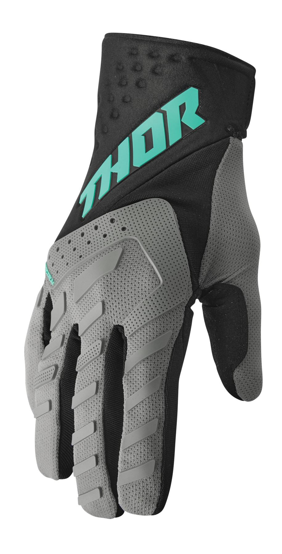 Thor 2024 Motocross Gloves Spectrum Grey