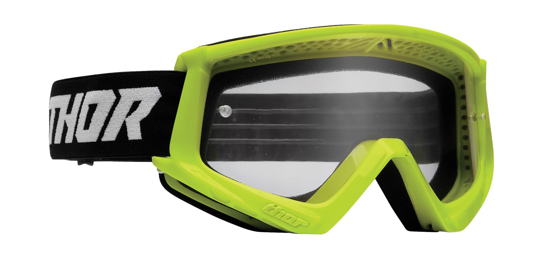 Thor 2025 Motocross Goggles Combat Racer Flo acid Black