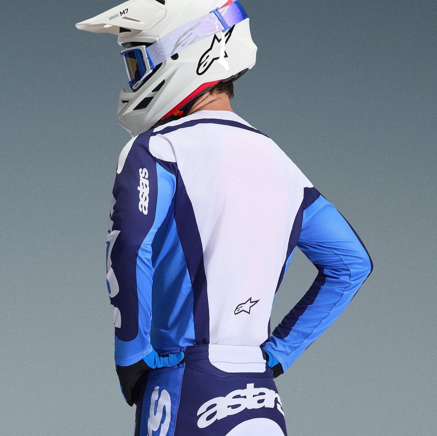 Alpinestars 2026 Racer Riway Motocross Jersey Ucla Blue White