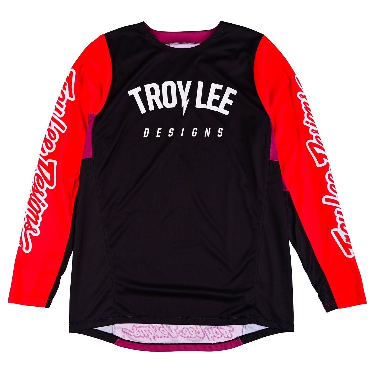 Troy Lee Designs 2025 Motocross GP PRO Boltz Jersey Black Glo Red