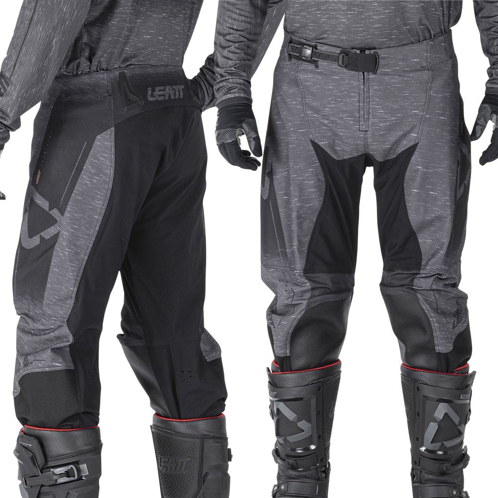 Leatt 2026 Motocross Pants 4.5 Lite Stealth Black Grey