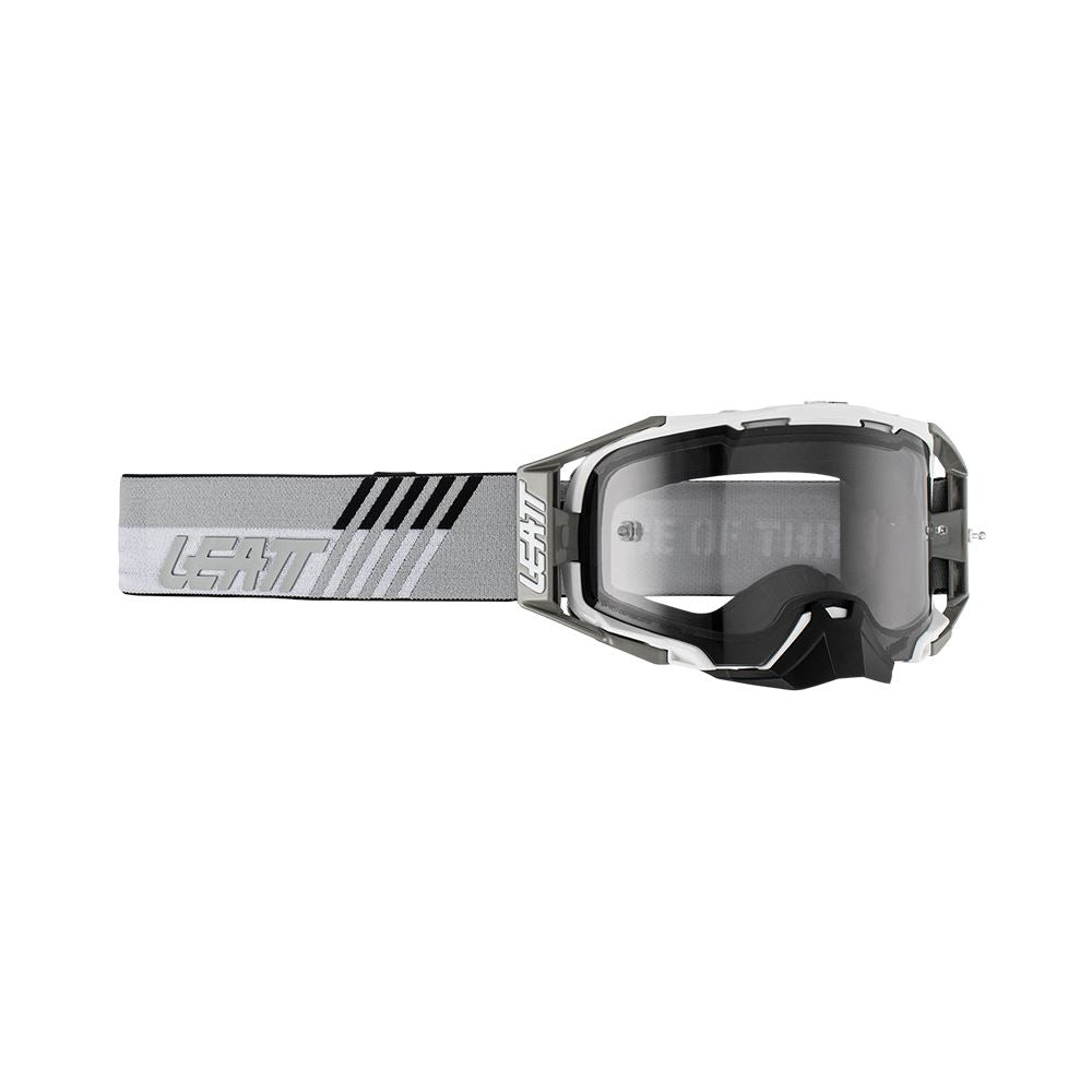Leatt 2024 Goggles Velocity 6.5 White - Grey Anti-Fog Lens