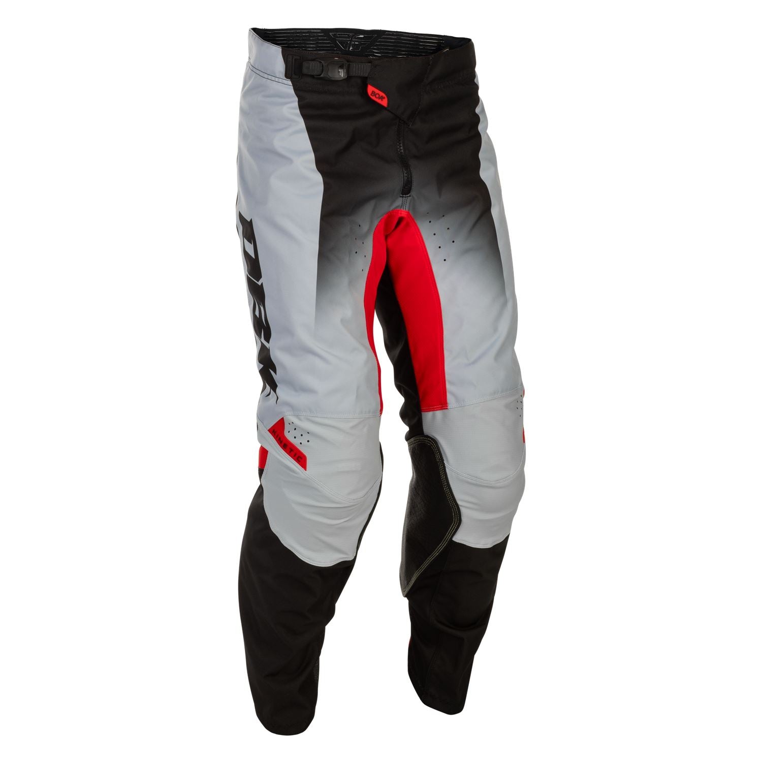 Fly Racing 2026 Motocross Pants Kinetic Grey Black Red
