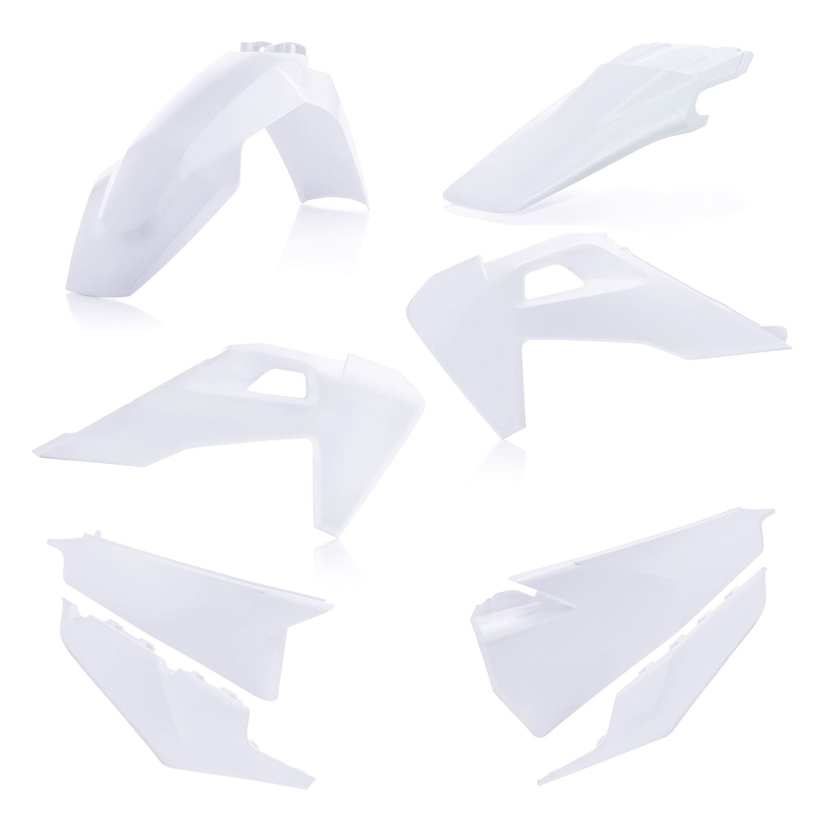 Acerbis Plastic Kit White 2 For Husqvarna FE 350 2020-2023