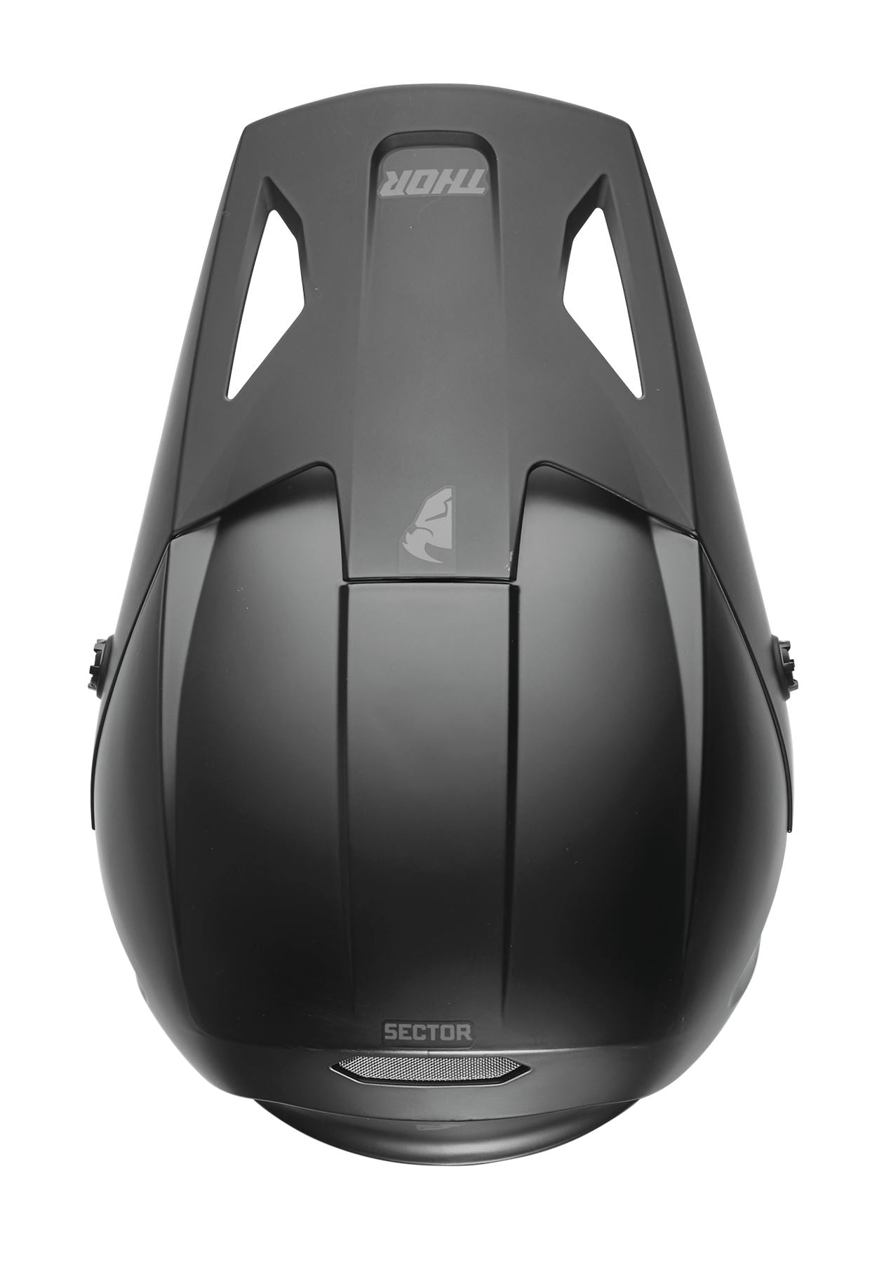 Thor 2025 Motocross Helmet Sector 2 Blackout Solid Black