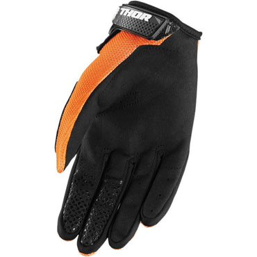 Thor Youth Sector Orange Black Motocross Gloves CLEARANCE