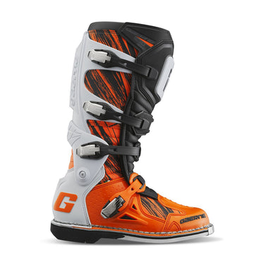 Gaerne Fastback Motocross Boots Orange White Black