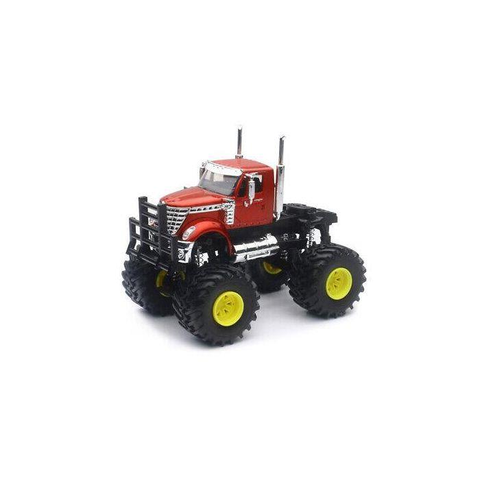 International Lonestar Truck Red And Black 1:43 Scale Model Toy