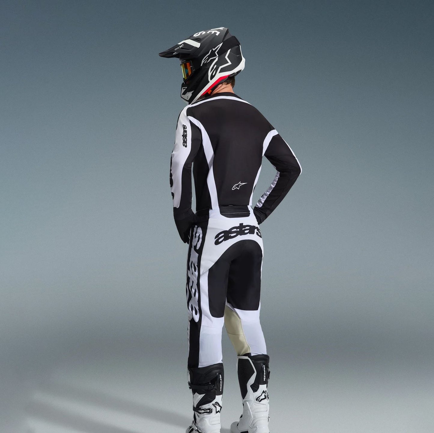 Alpinestars 2026 Racer Riway Motocross Combo Kit White Black