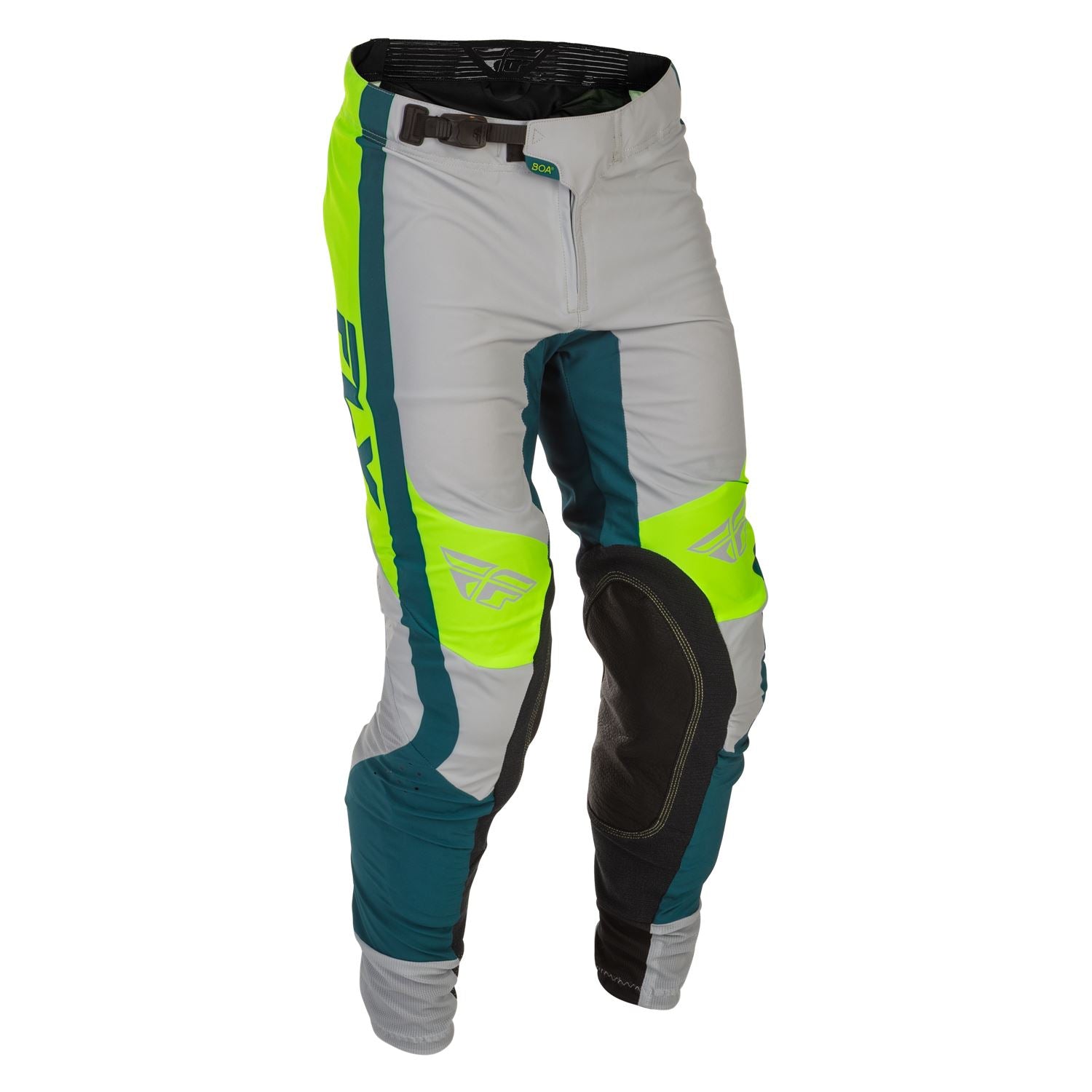 Fly Racing 2026 Motocross Pants Lite Grey Lime Teal