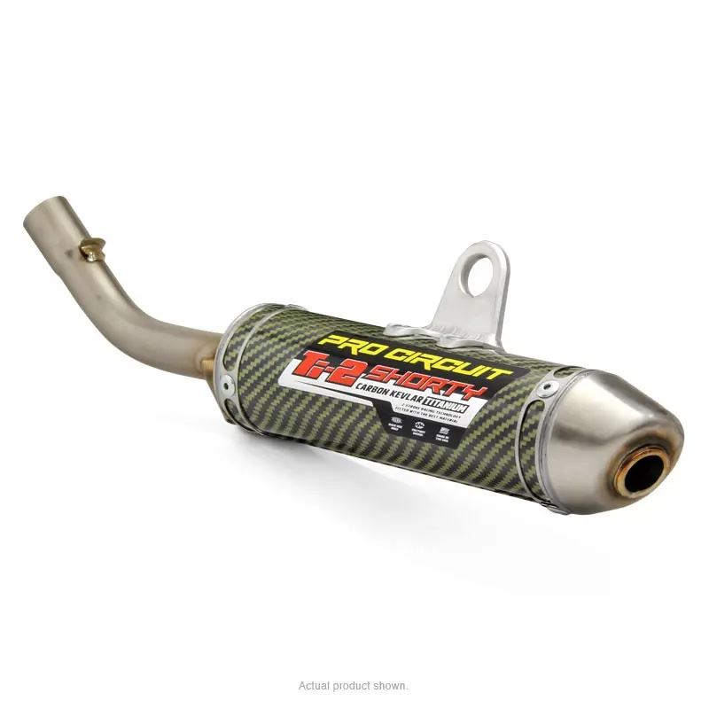 Pro Circuit Ti-2 Shorty Carbon Kevlar/Titanium Silencer For Husqvarna TC 65 2017-2023