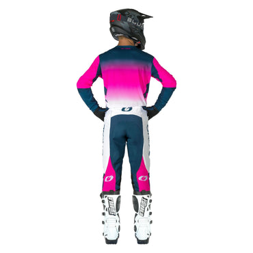 O'Neal 2026 Prodigy Five Five Navy White Pink MX Combo Kit