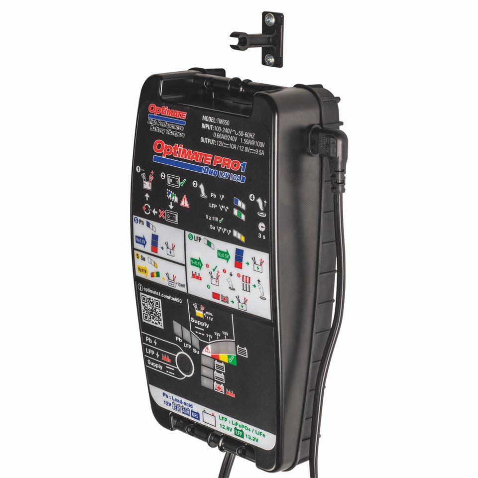 OptiMate PRO-1 DUO Combination Battery Charger Tester & Power Supply