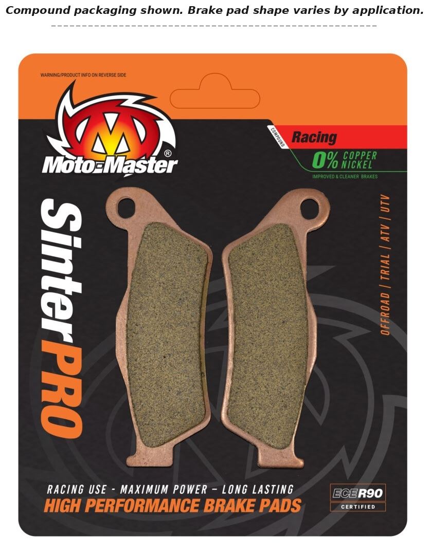 Moto-Master Rear Pro Racing Sintered Brake Pads For Polaris Xpedition 425 4x4 2000-2002