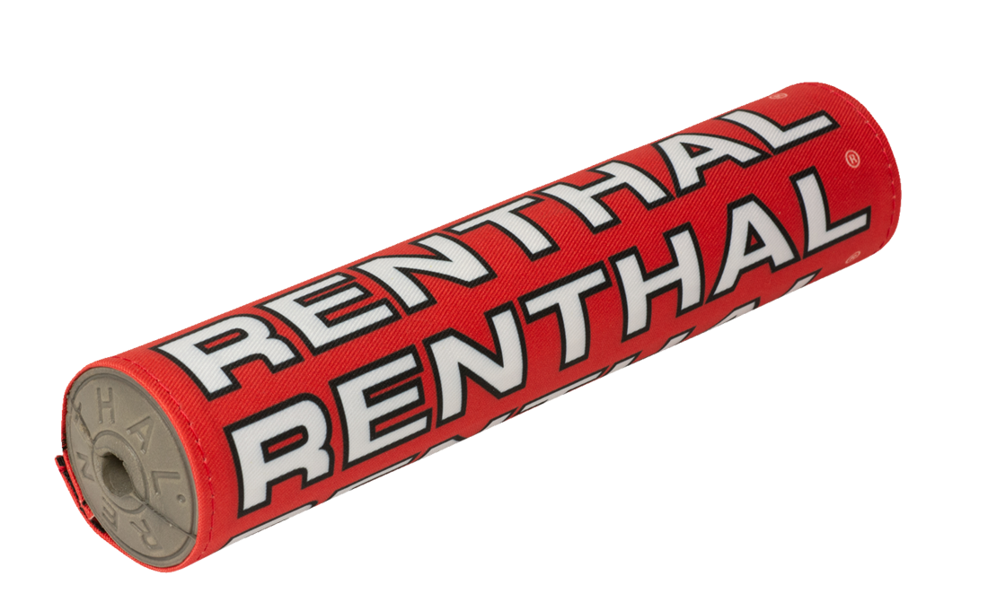 Renthal Supercross Bar Pad 10 inch/240mm Vintage Red Black White