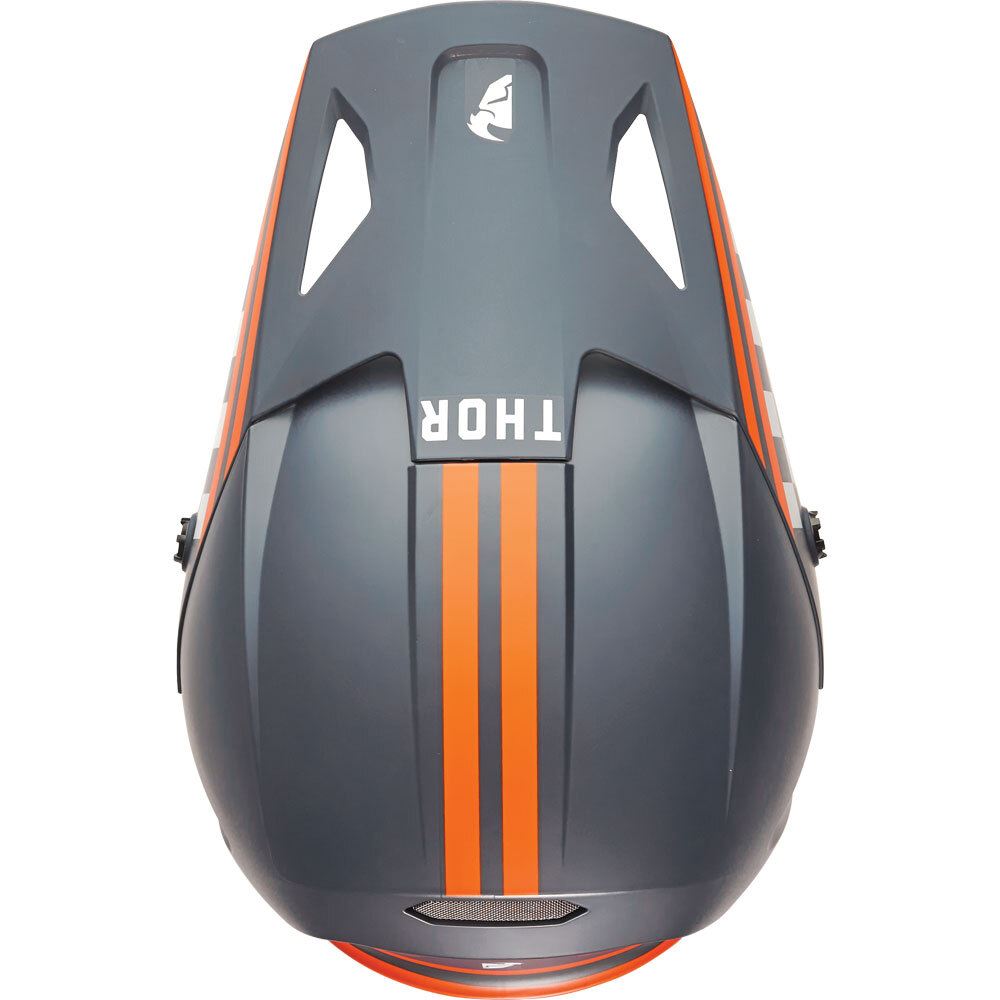 Thor 2025 Motocross Helmet Sector 2 Combat Midnight Orange