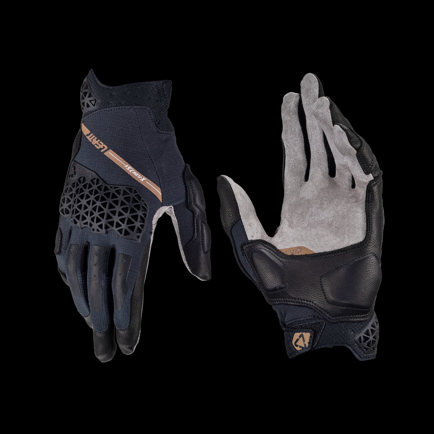 Leatt 2024 Adventure 7.5 X-Flow Short Gloves Stealth