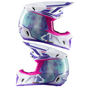 Leatt 2026 Motocross Helmet 7.5 Purple & 4.5 Goggles