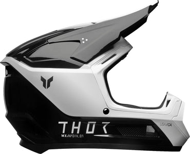 Thor MX Spring 2025 Youth Helmet Fleet Storm Black White