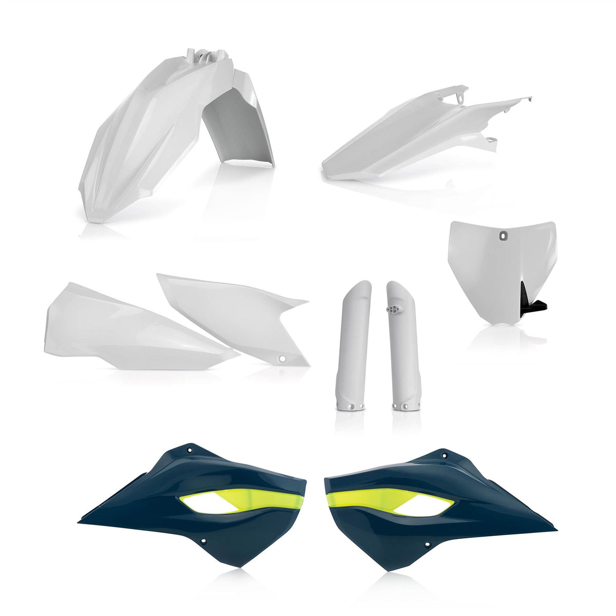 Acerbis Full Plastic Kit White 2 For Husqvarna TC 50 2024-2027