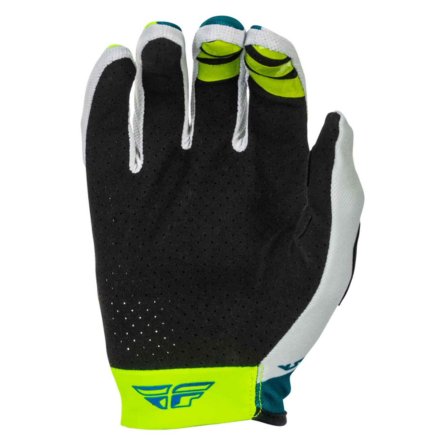 Fly Racing 2026 Motocross Gloves Lite Grey Lime Teal
