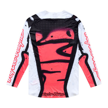 Troy Lee 2026 Motocross Jersey SE Ultra Membrane White Infra Red