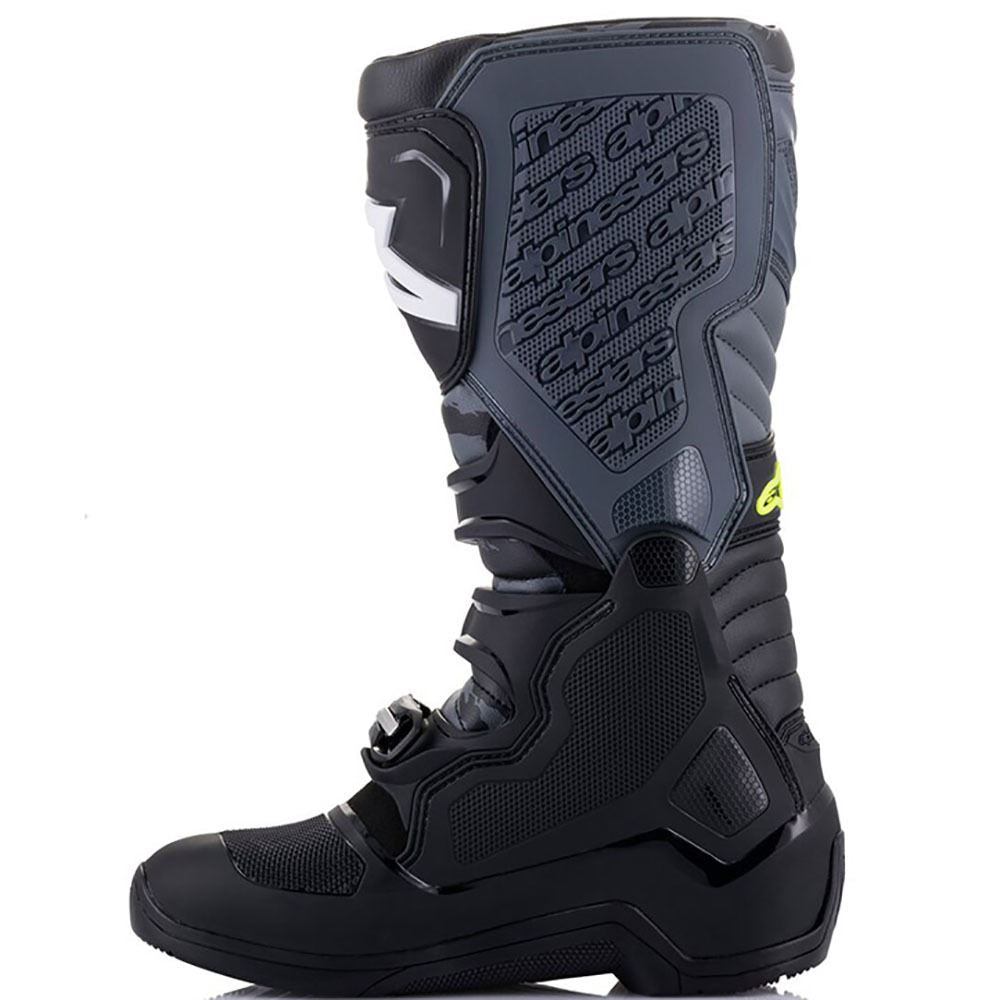 Alpinestars 2026 Tech 5 Motocross Boots Black Cool Grey Yellow Fluo