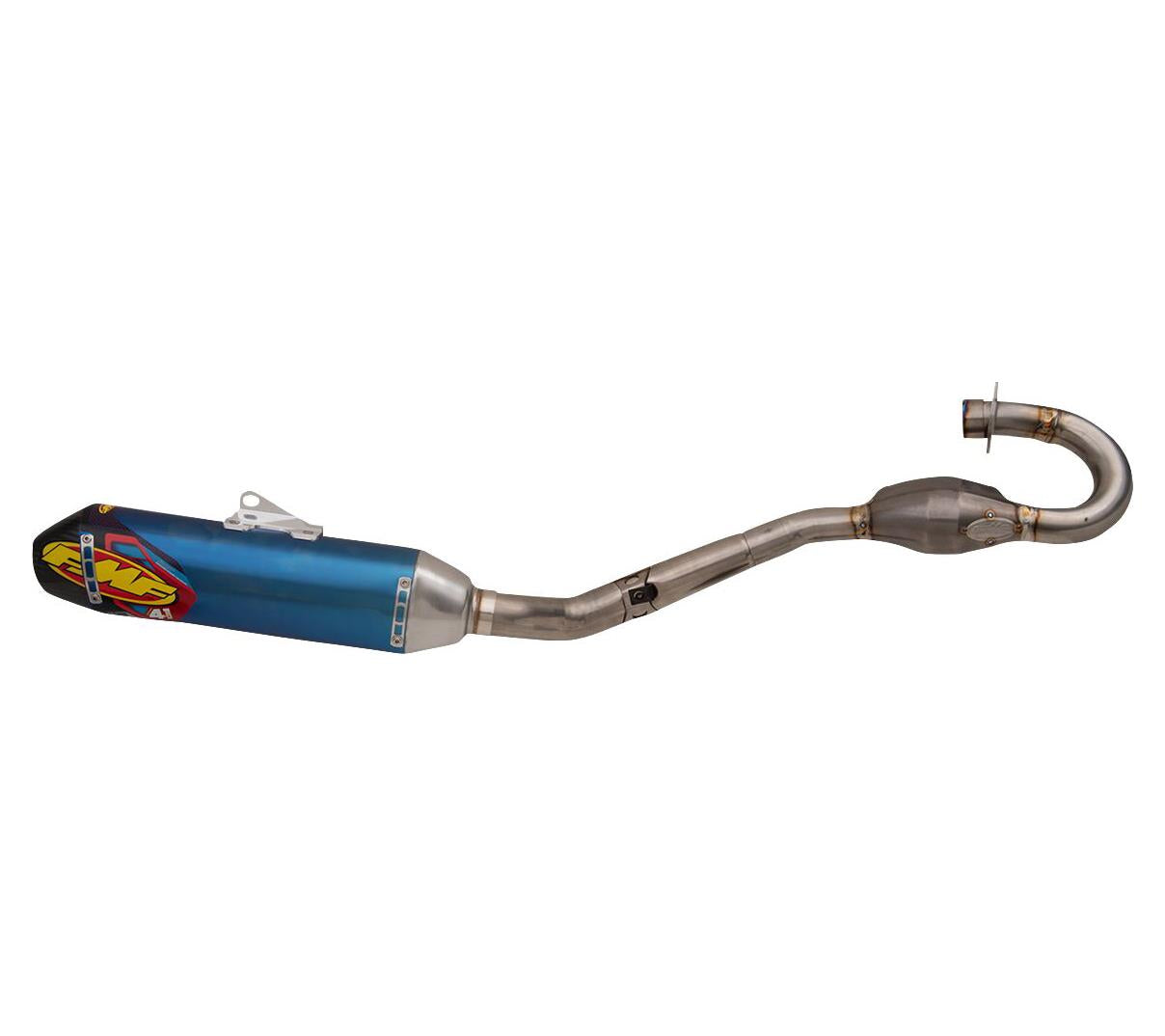 FMF Exhaust System Factory 4.1 RCT Megabomb Carbon Blue For Kawasaki KX 450 F 2019-2020