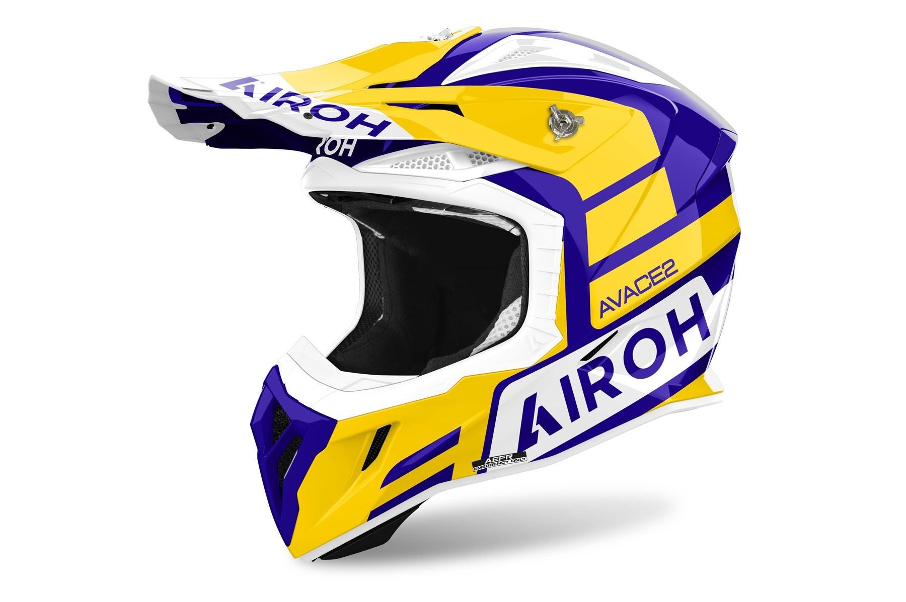 Airoh Helmet 2024 Aviator Ace 2 Sake Yellow Gloss Composite Carbon