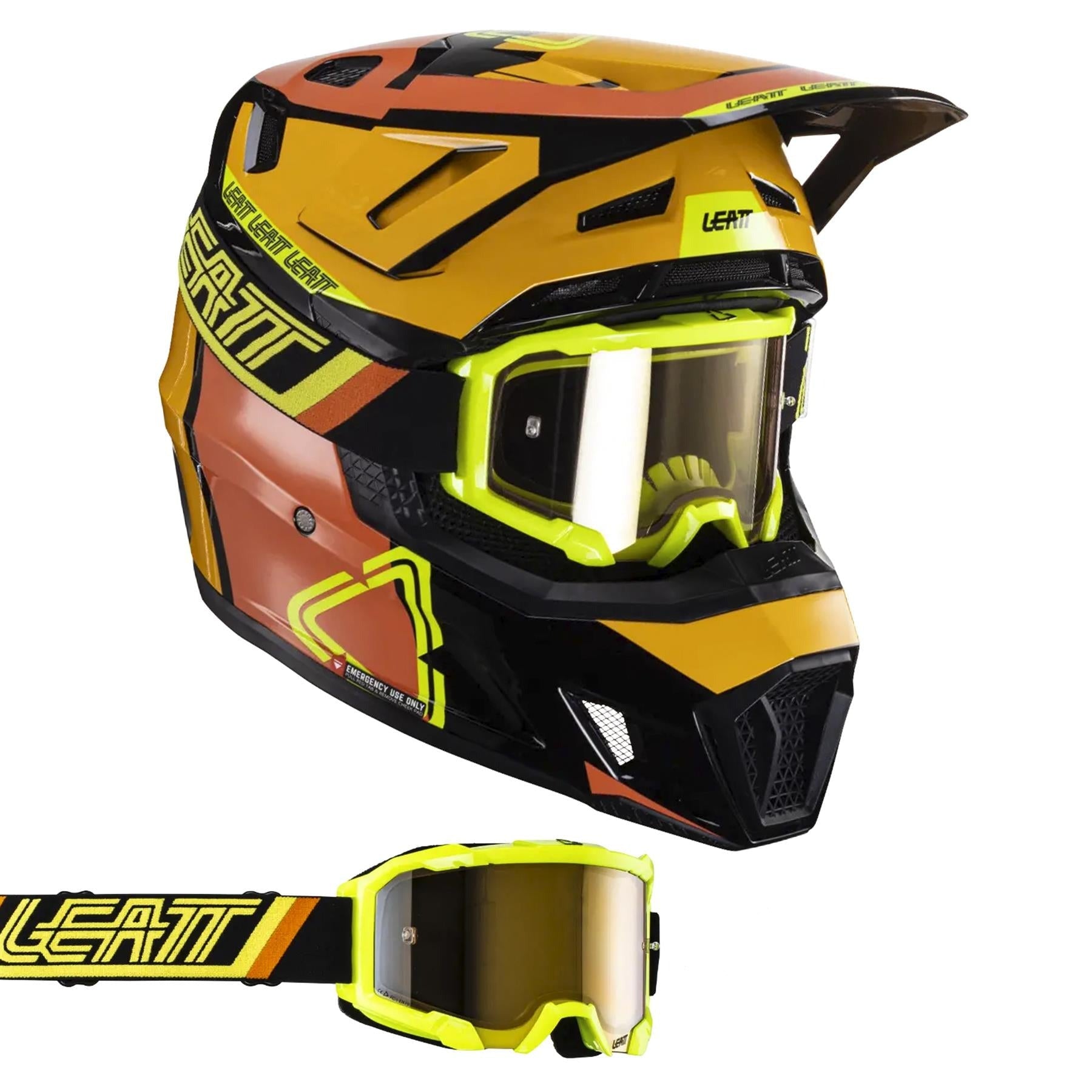 Leatt 2024 Helmet Moto 7.5 V24 Citrus