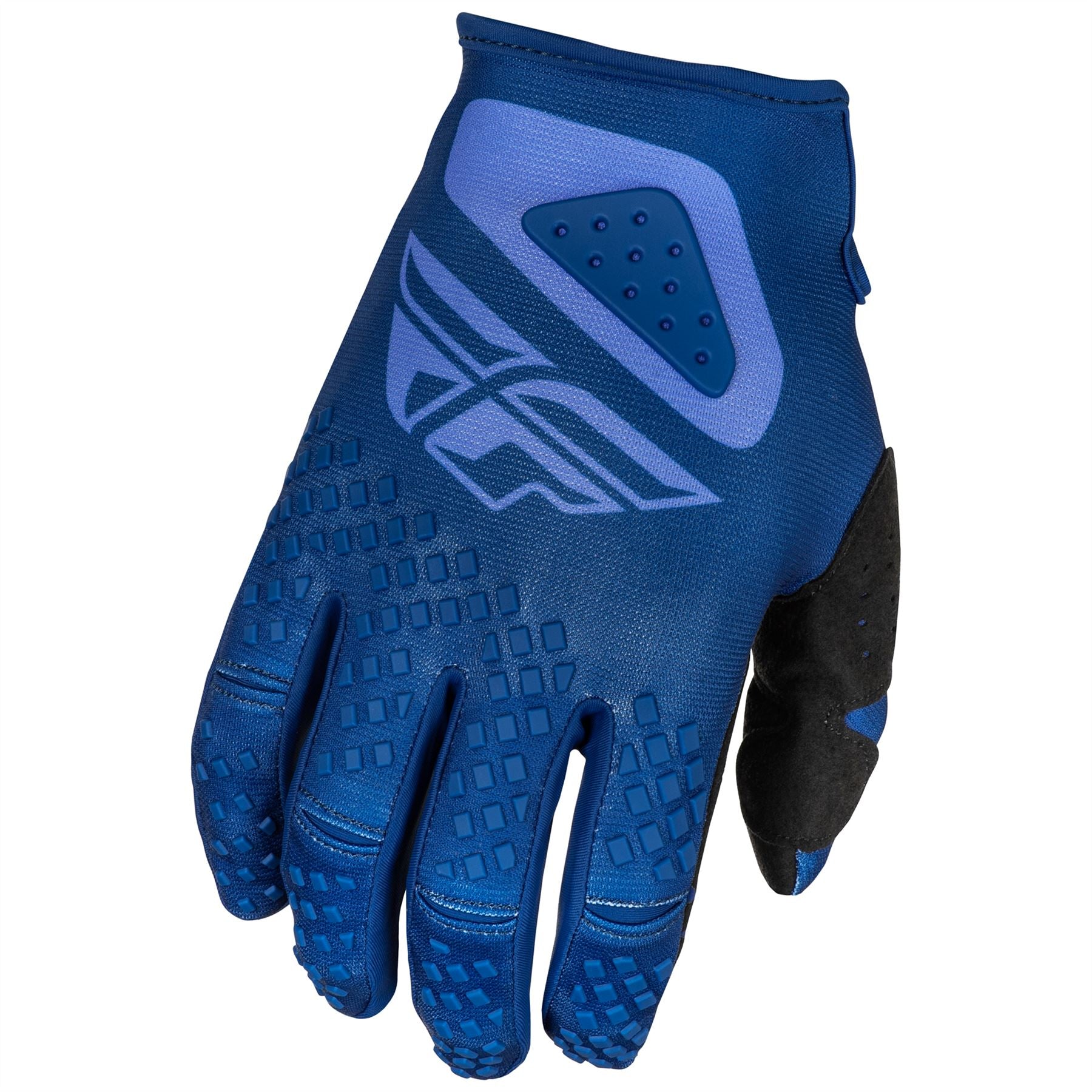 Fly Racing 2025 Kinetic Sym Motocross Gloves Ultramarine Dark Blue