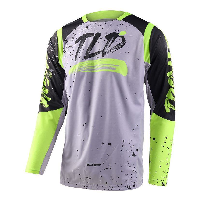 Troy Lee Designs 2024 Motocross Combo Kit GP Pro Partical Fog Flo Yellow Charcoal