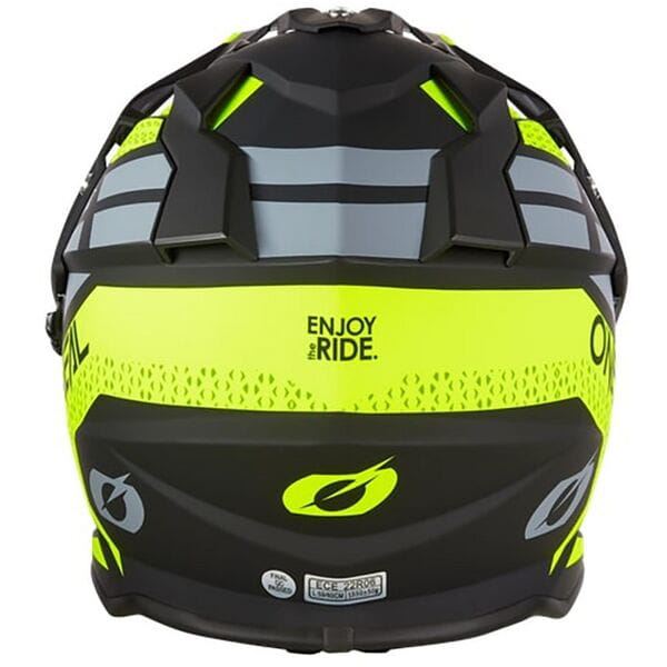 O'Neal 2024 Motocross Helmet SIERRA R V.24 Black Yellow Grey