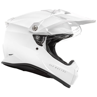 Fly Racing 2025 Trekker Solid Motocross Helmet White