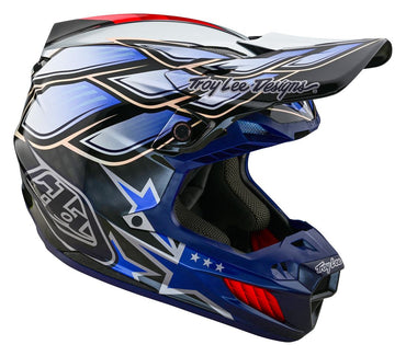 Troy Lee Designs 2025 SE5 Composite Helmet Wings Black