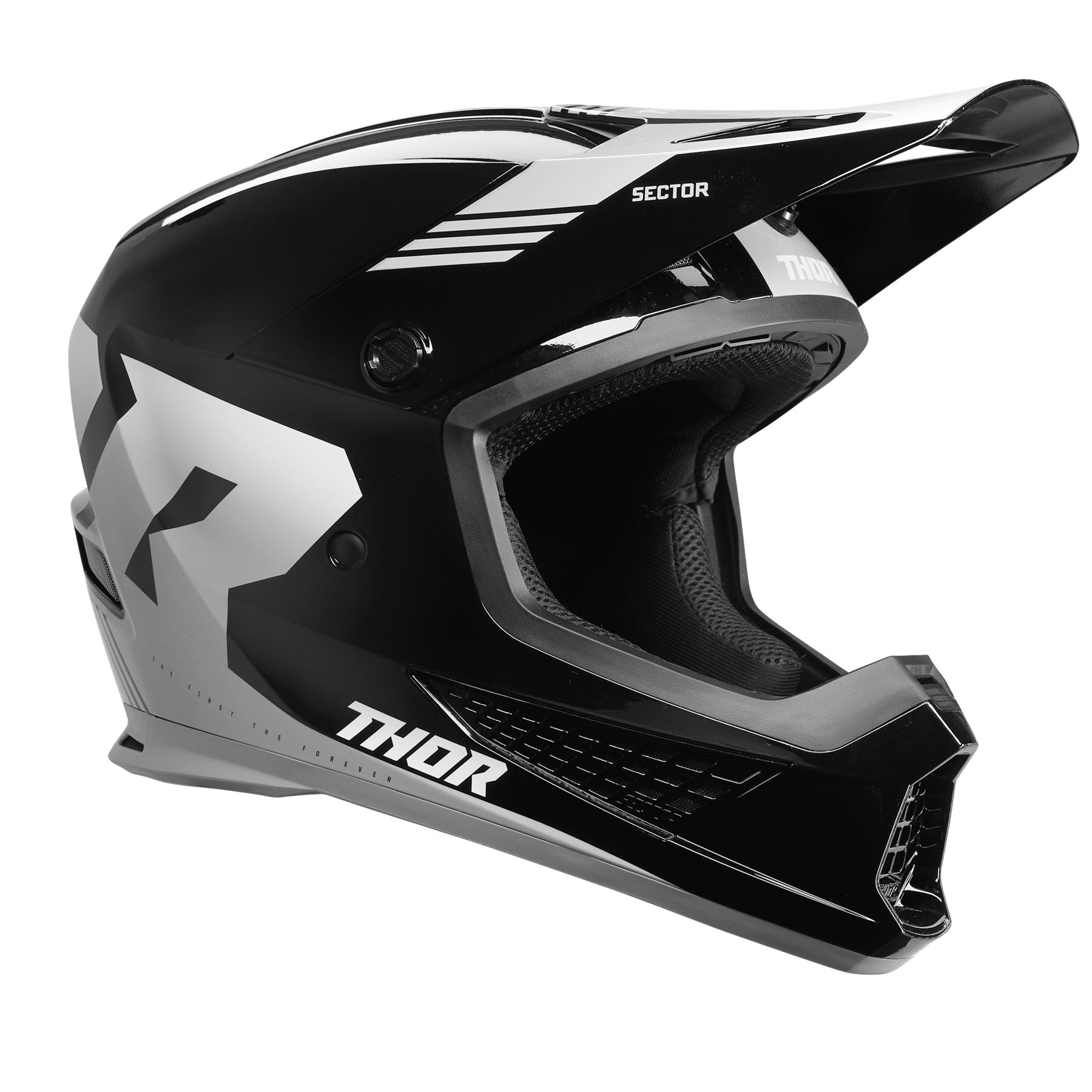 Thor 2025 Motocross Helmet Sector 2 Carve Black White