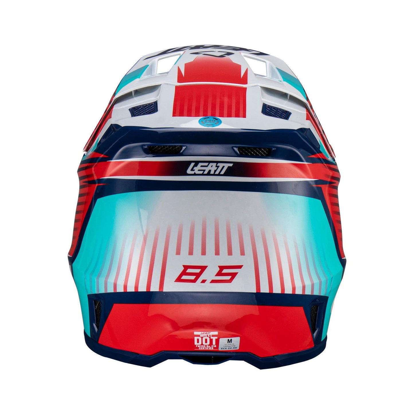Leatt 2024 Helmet Moto 8.5 V23 Royal with 5.5 Goggles Bag