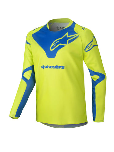 Alpinestars 2025 Racer Veil Youth Motocross Combo Kit Yellow Fluo