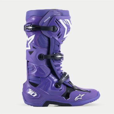 Alpinestars 2024 Tech 10 Motocross Boots Ultraviolet Black