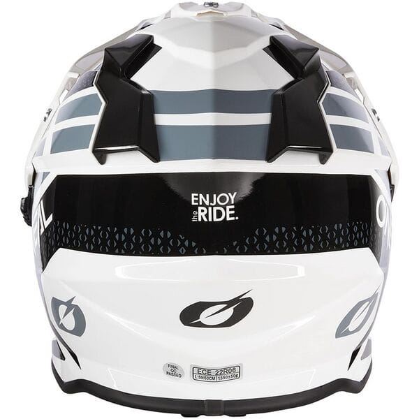 O'Neal 2024 Motocross Helmet SIERRA R V.24 Black White Grey