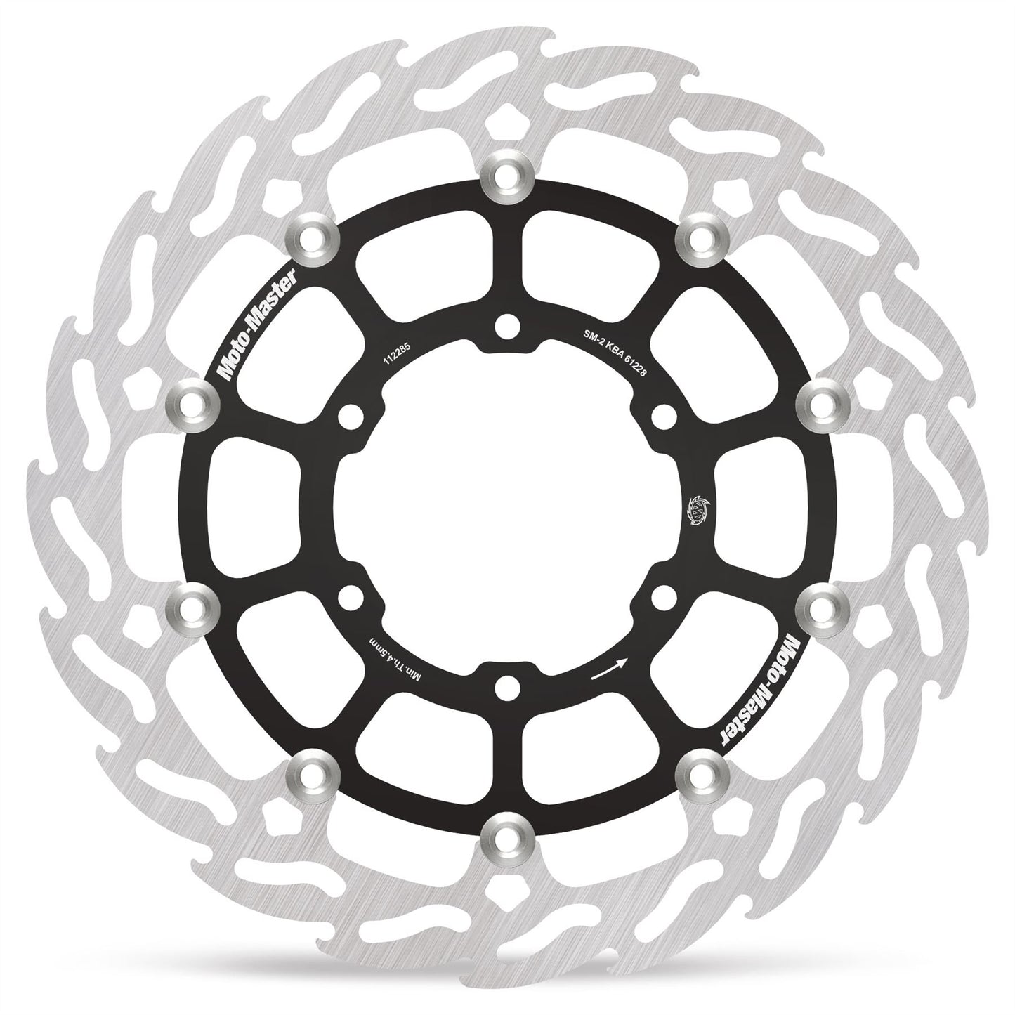 Moto-Master Front Left Floating Flame Series 320 mm For Suzuki GSX-R 1000 R (ABS) 2018-2025