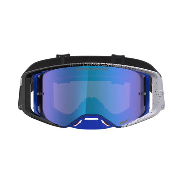 Alpinestars 2027 Supertech Hiten MX Goggles Black Blithe Blue Mirror Mirror Blue